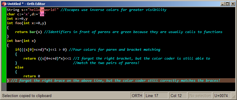 Color Coder Example